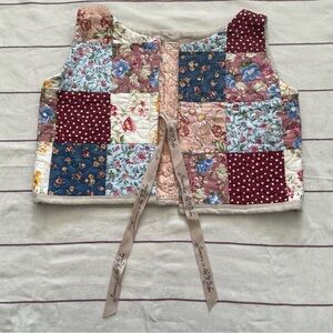 Floral Patchwork Vest